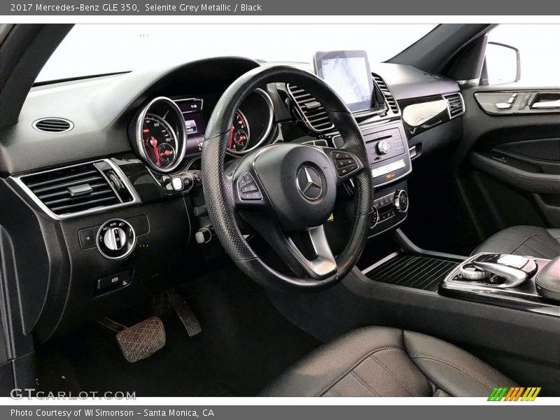 Selenite Grey Metallic / Black 2017 Mercedes-Benz GLE 350