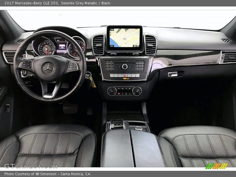 Selenite Grey Metallic / Black 2017 Mercedes-Benz GLE 350