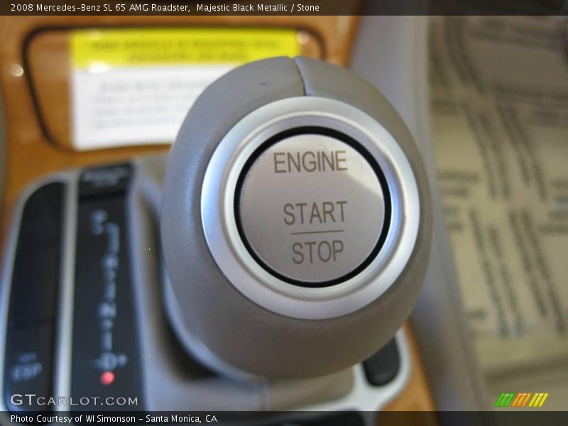 Majestic Black Metallic / Stone 2008 Mercedes-Benz SL 65 AMG Roadster