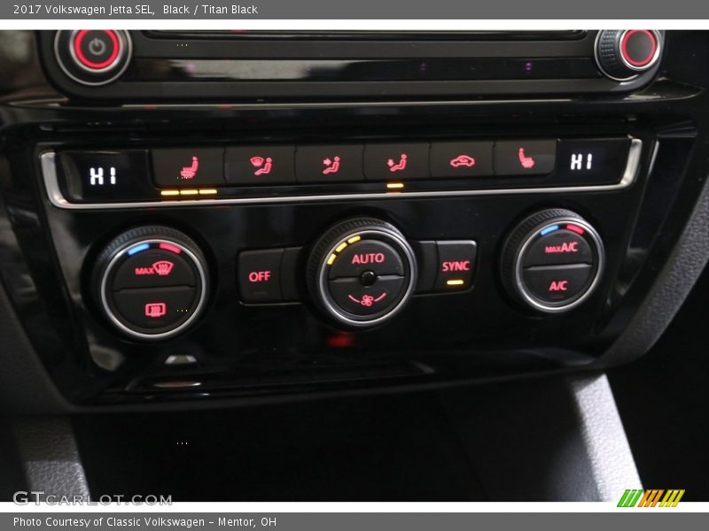 Black / Titan Black 2017 Volkswagen Jetta SEL