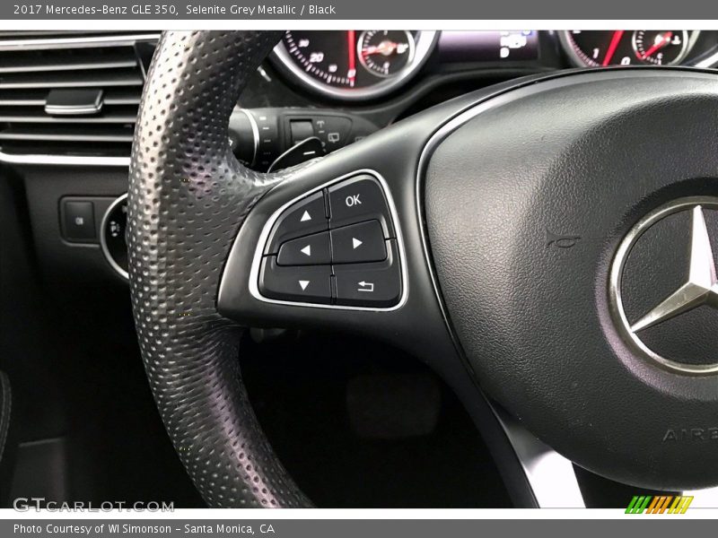 Selenite Grey Metallic / Black 2017 Mercedes-Benz GLE 350