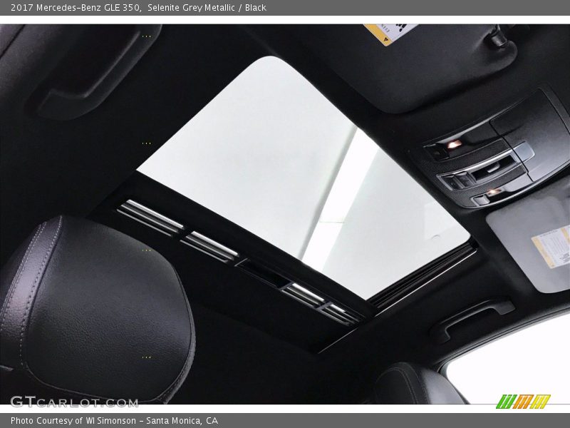 Selenite Grey Metallic / Black 2017 Mercedes-Benz GLE 350