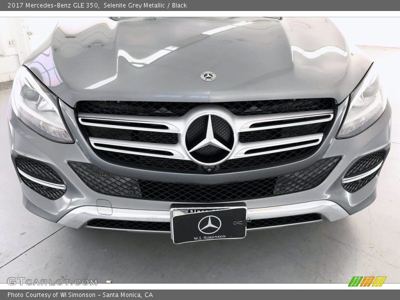 Selenite Grey Metallic / Black 2017 Mercedes-Benz GLE 350