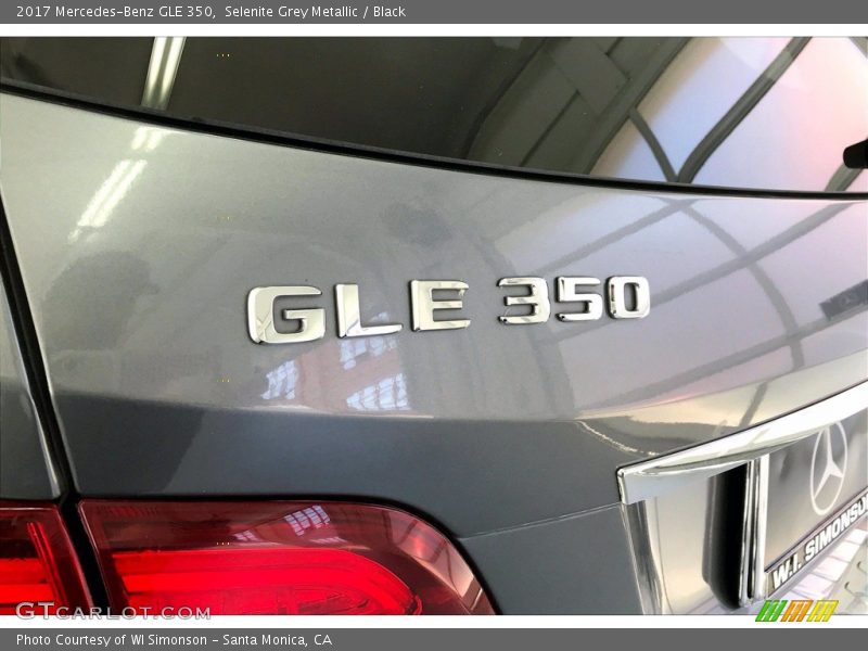 Selenite Grey Metallic / Black 2017 Mercedes-Benz GLE 350