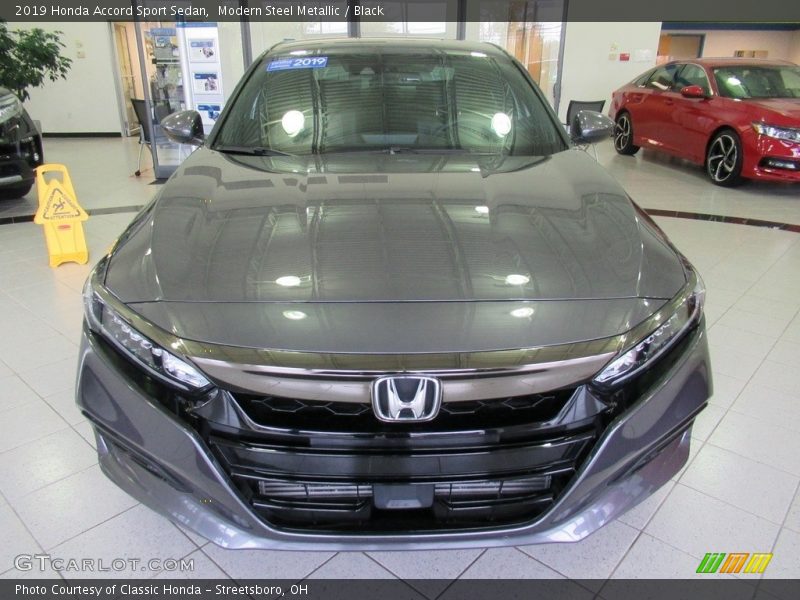 Modern Steel Metallic / Black 2019 Honda Accord Sport Sedan