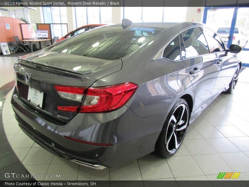 Modern Steel Metallic / Black 2019 Honda Accord Sport Sedan