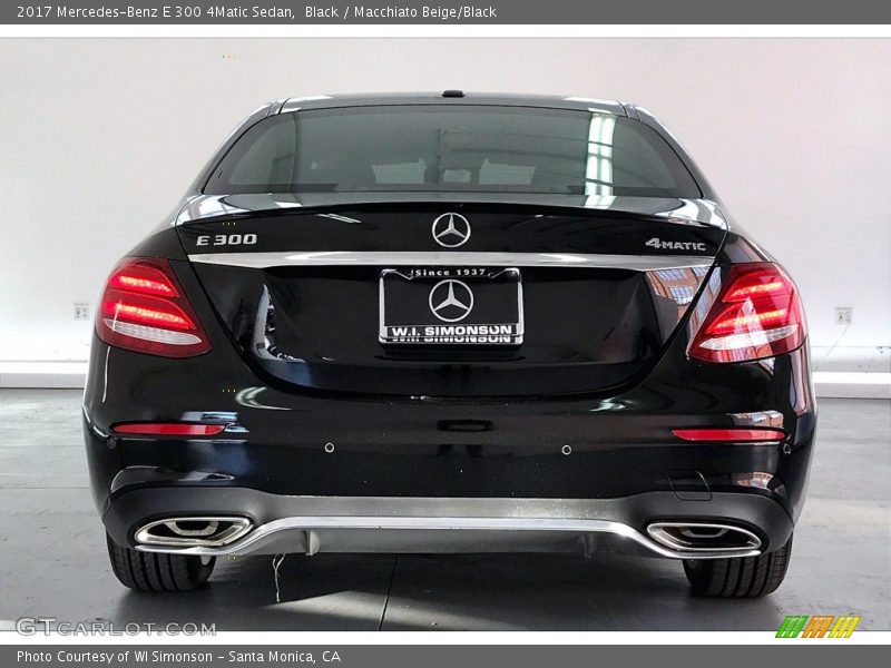 Black / Macchiato Beige/Black 2017 Mercedes-Benz E 300 4Matic Sedan