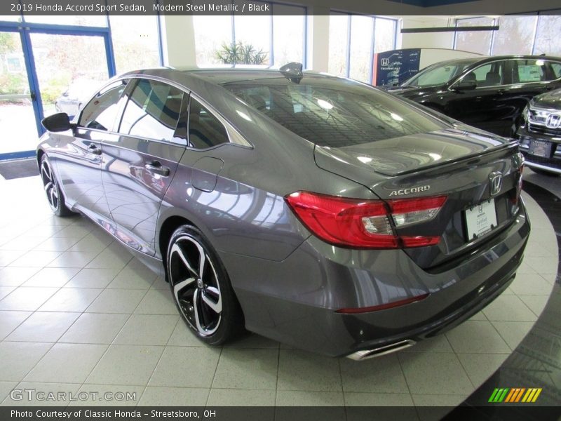 Modern Steel Metallic / Black 2019 Honda Accord Sport Sedan