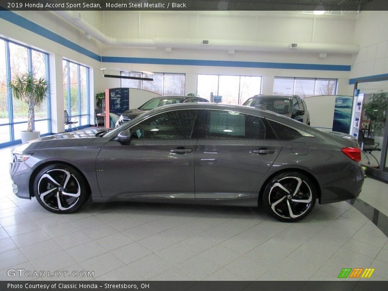 Modern Steel Metallic / Black 2019 Honda Accord Sport Sedan