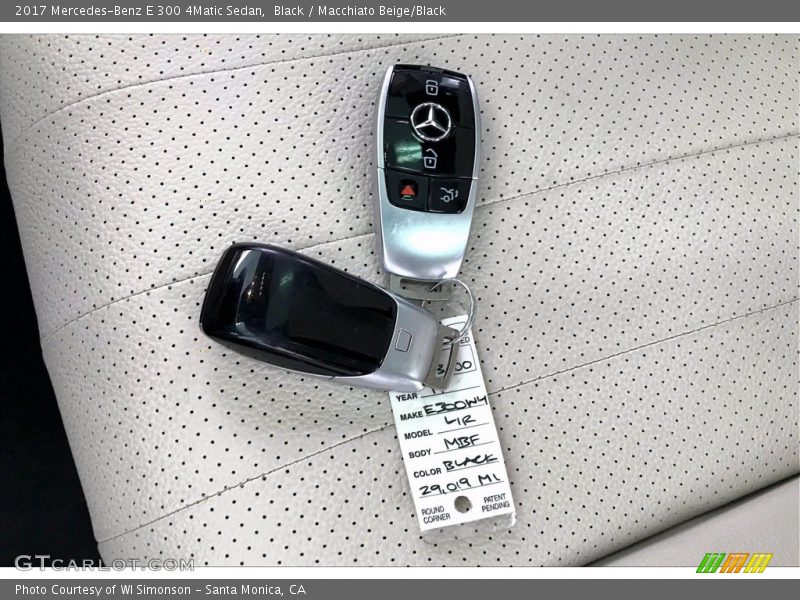 Black / Macchiato Beige/Black 2017 Mercedes-Benz E 300 4Matic Sedan