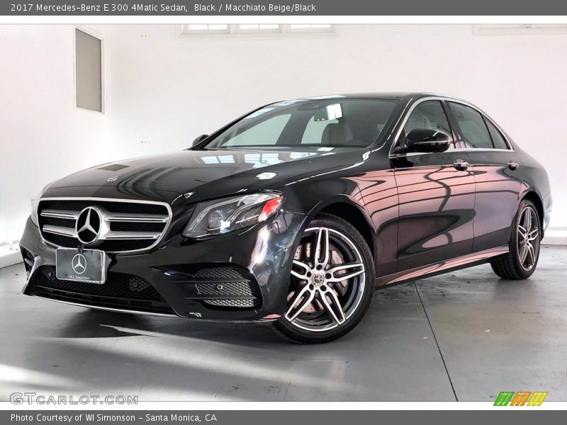 Black / Macchiato Beige/Black 2017 Mercedes-Benz E 300 4Matic Sedan