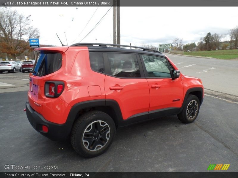 Omaha Orange / Black 2017 Jeep Renegade Trailhawk 4x4