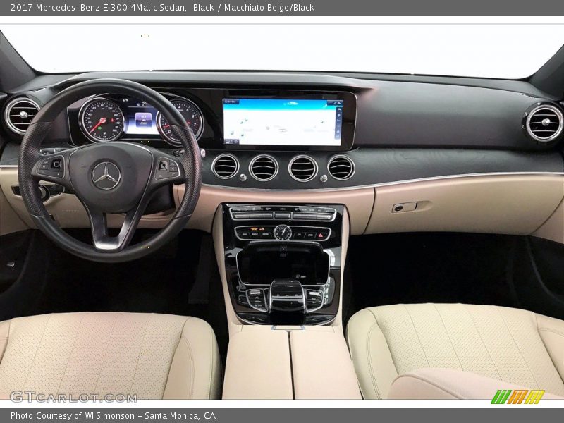 Black / Macchiato Beige/Black 2017 Mercedes-Benz E 300 4Matic Sedan