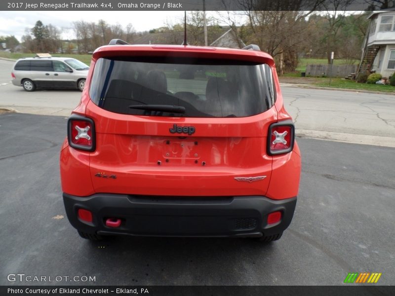 Omaha Orange / Black 2017 Jeep Renegade Trailhawk 4x4