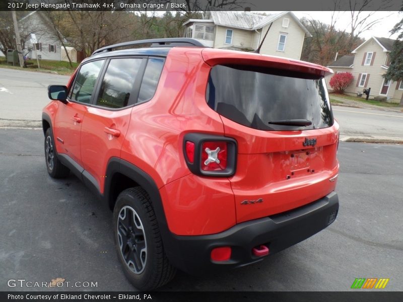 Omaha Orange / Black 2017 Jeep Renegade Trailhawk 4x4