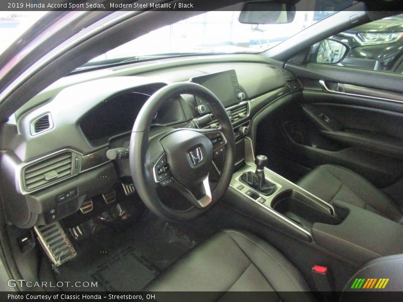 Modern Steel Metallic / Black 2019 Honda Accord Sport Sedan