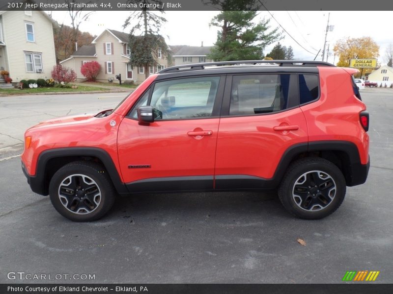 Omaha Orange / Black 2017 Jeep Renegade Trailhawk 4x4
