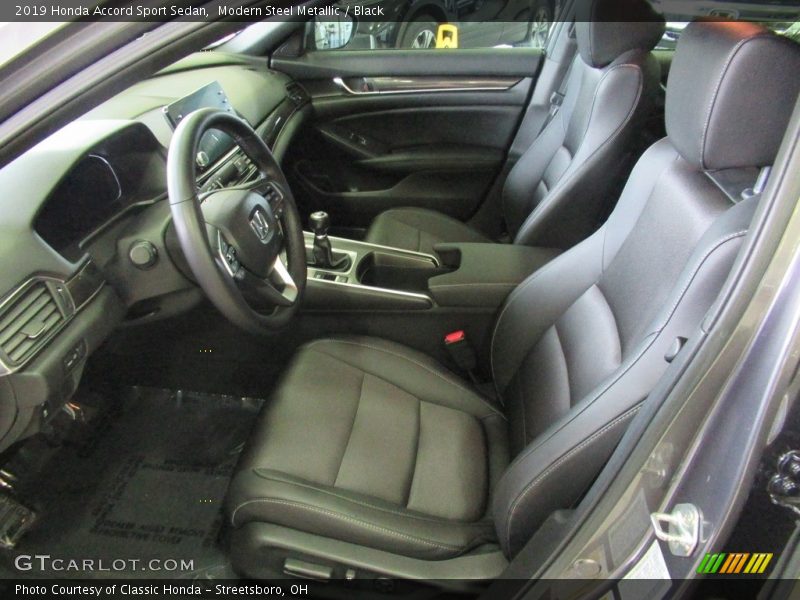 Modern Steel Metallic / Black 2019 Honda Accord Sport Sedan