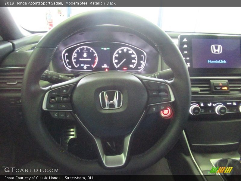 Modern Steel Metallic / Black 2019 Honda Accord Sport Sedan