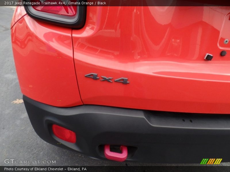 Omaha Orange / Black 2017 Jeep Renegade Trailhawk 4x4