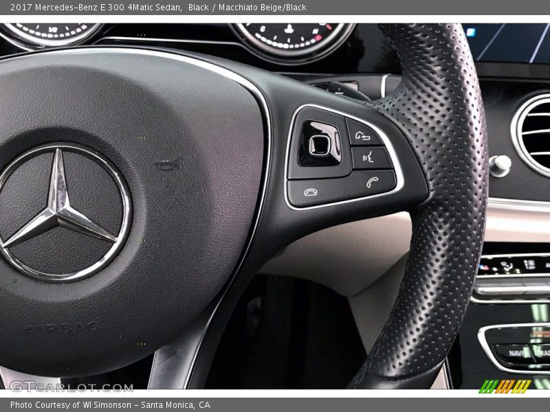 Black / Macchiato Beige/Black 2017 Mercedes-Benz E 300 4Matic Sedan
