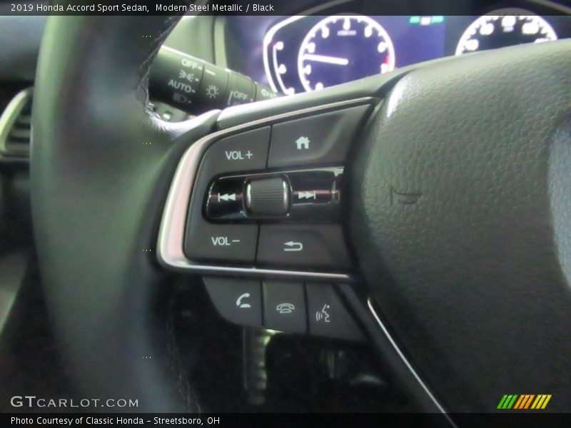 Modern Steel Metallic / Black 2019 Honda Accord Sport Sedan