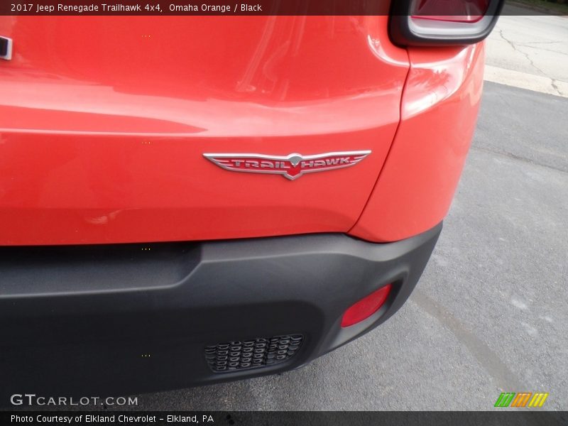 Omaha Orange / Black 2017 Jeep Renegade Trailhawk 4x4