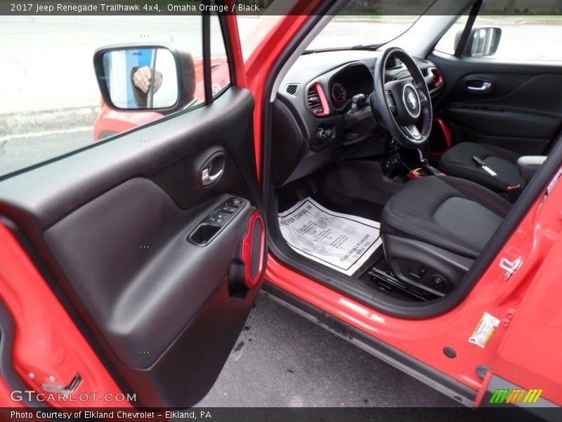 Omaha Orange / Black 2017 Jeep Renegade Trailhawk 4x4