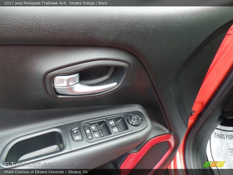 Omaha Orange / Black 2017 Jeep Renegade Trailhawk 4x4