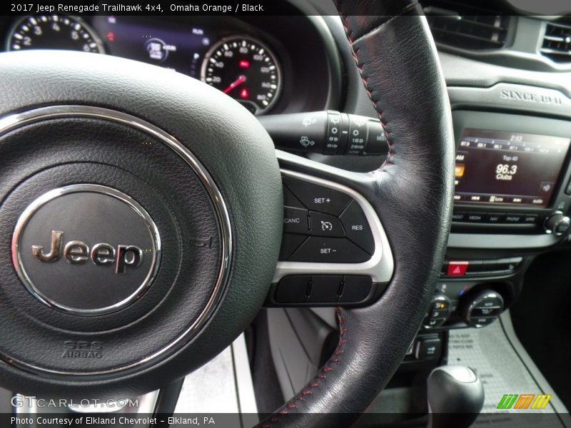 Omaha Orange / Black 2017 Jeep Renegade Trailhawk 4x4