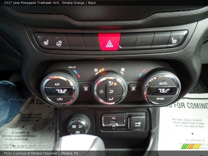 Omaha Orange / Black 2017 Jeep Renegade Trailhawk 4x4