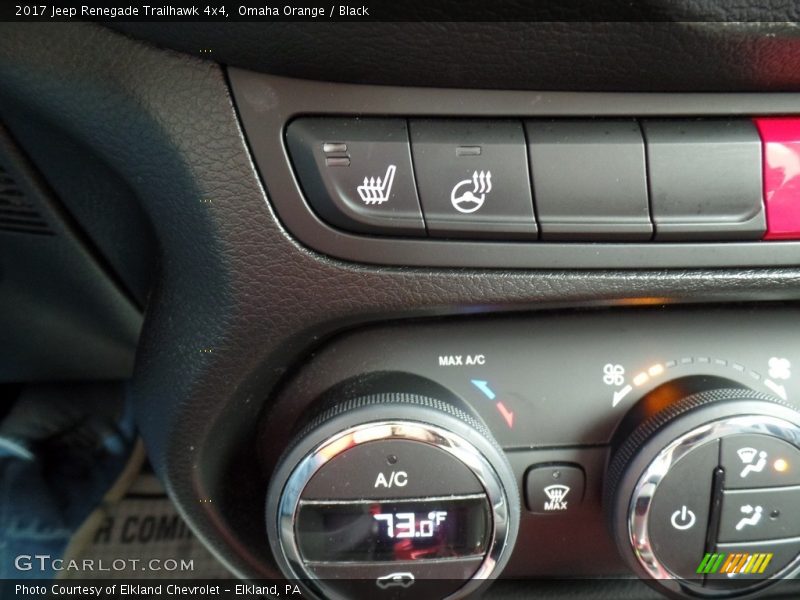 Omaha Orange / Black 2017 Jeep Renegade Trailhawk 4x4