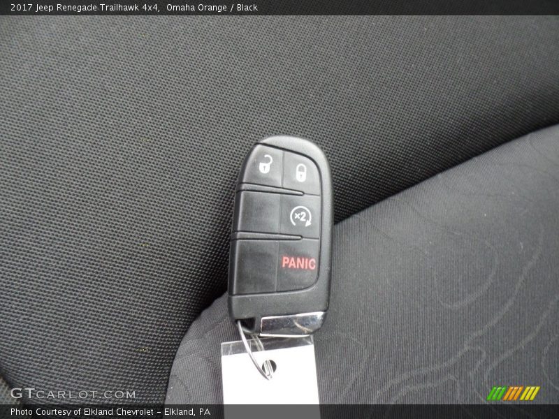 Omaha Orange / Black 2017 Jeep Renegade Trailhawk 4x4