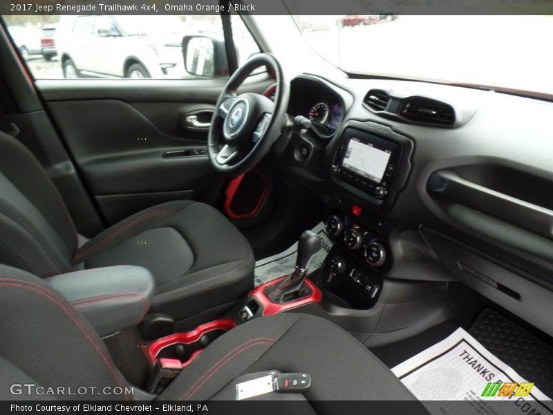 Omaha Orange / Black 2017 Jeep Renegade Trailhawk 4x4