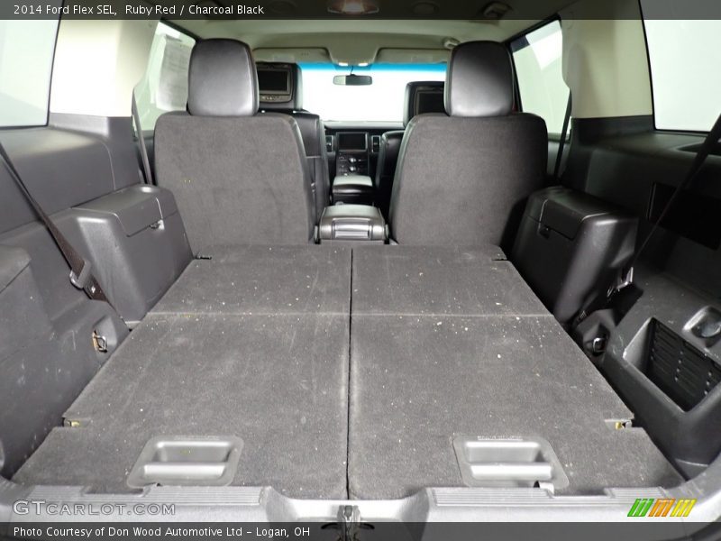 Ruby Red / Charcoal Black 2014 Ford Flex SEL