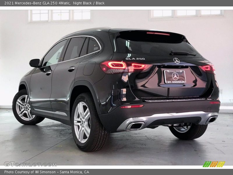 Night Black / Black 2021 Mercedes-Benz GLA 250 4Matic