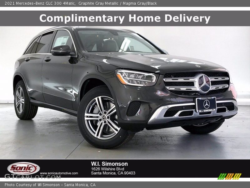 Graphite Gray Metallic / Magma Gray/Black 2021 Mercedes-Benz GLC 300 4Matic
