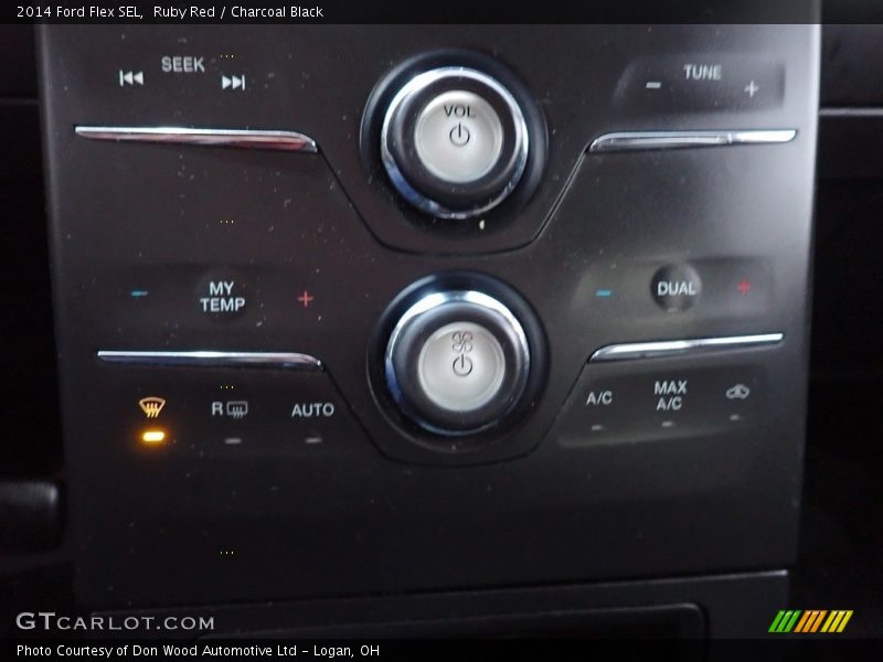 Ruby Red / Charcoal Black 2014 Ford Flex SEL