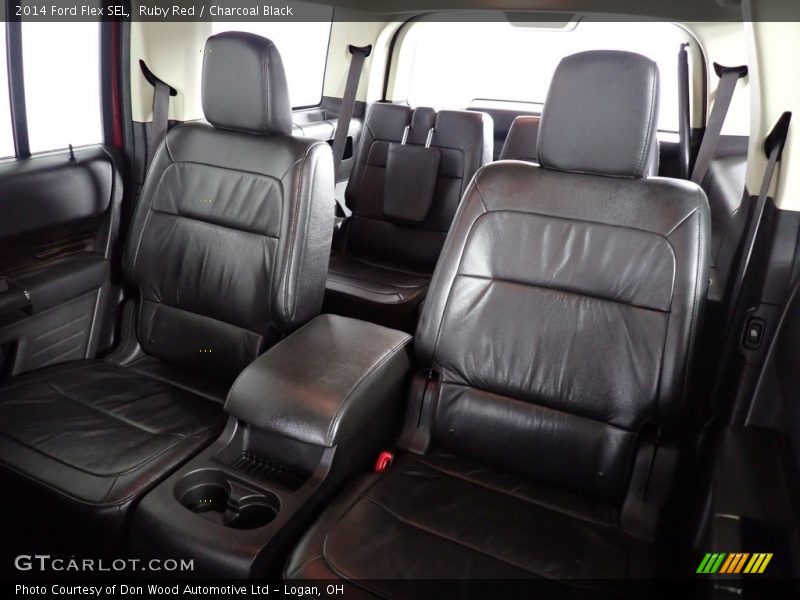 Ruby Red / Charcoal Black 2014 Ford Flex SEL