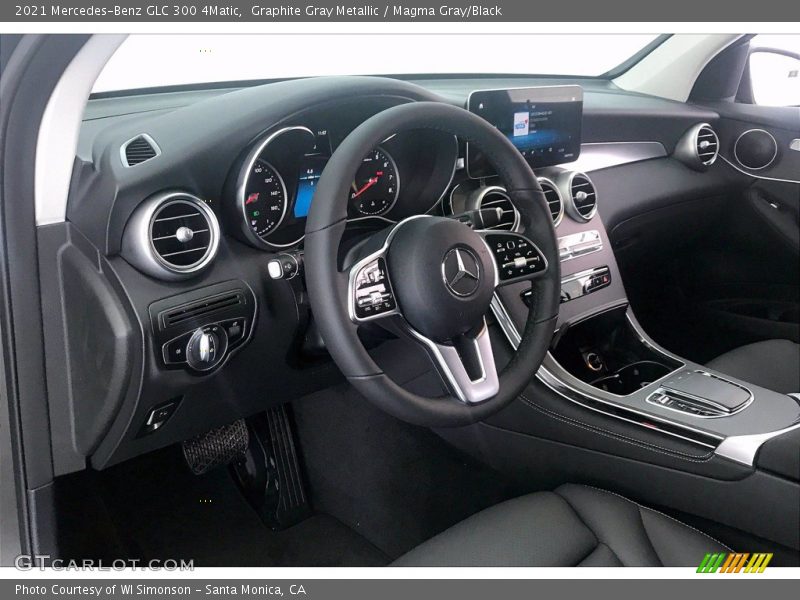 Graphite Gray Metallic / Magma Gray/Black 2021 Mercedes-Benz GLC 300 4Matic