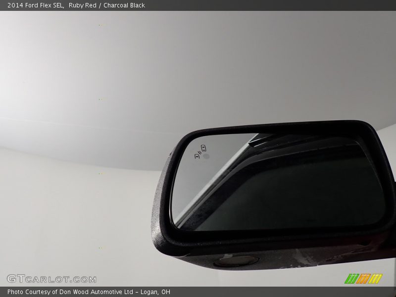 Ruby Red / Charcoal Black 2014 Ford Flex SEL