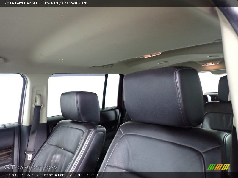 Ruby Red / Charcoal Black 2014 Ford Flex SEL