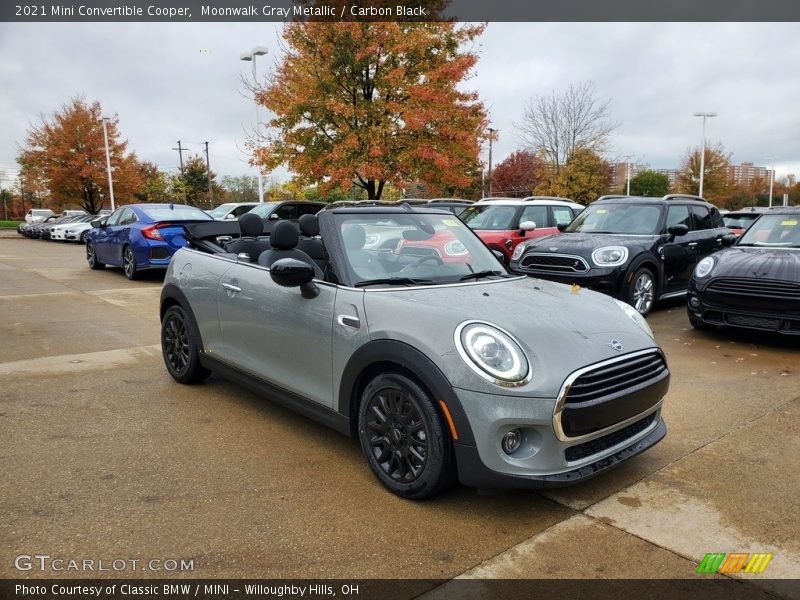 Moonwalk Gray Metallic / Carbon Black 2021 Mini Convertible Cooper