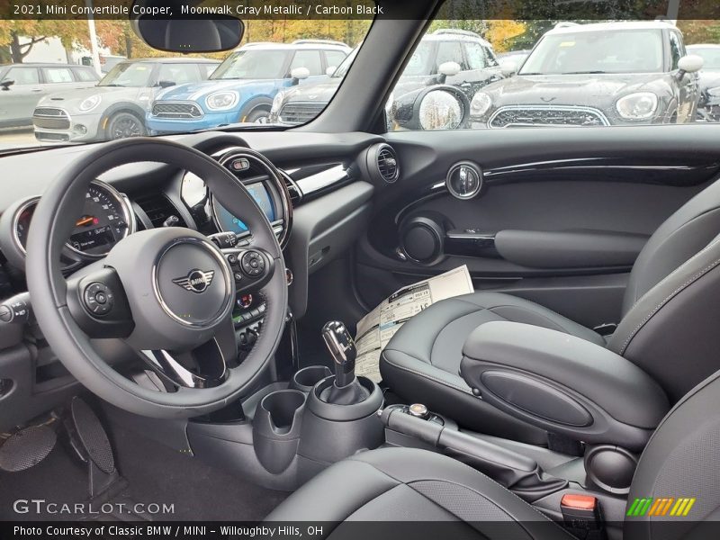 Front Seat of 2021 Convertible Cooper