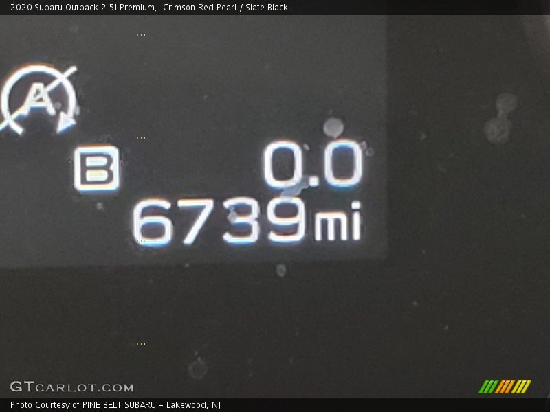 Crimson Red Pearl / Slate Black 2020 Subaru Outback 2.5i Premium
