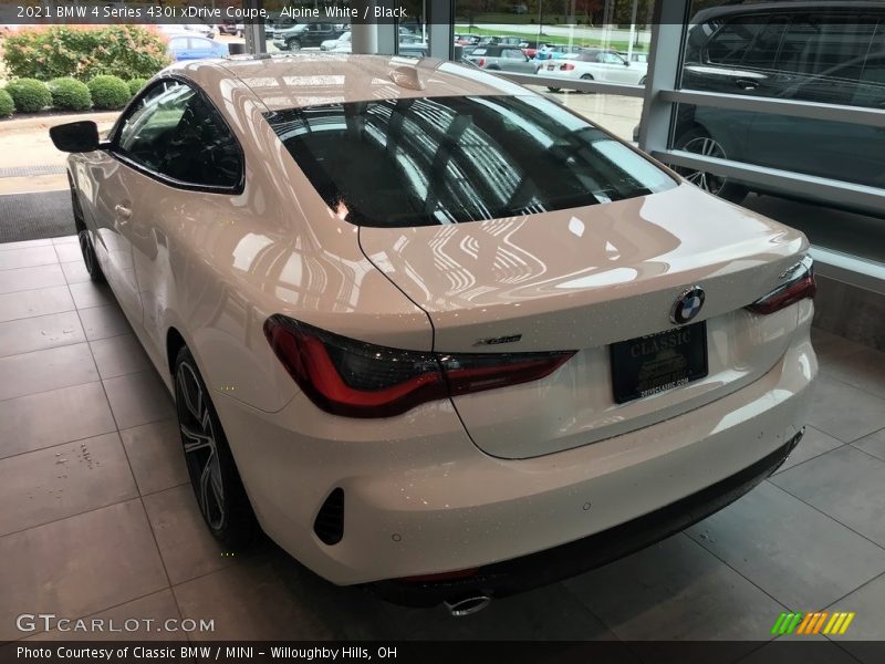 Alpine White / Black 2021 BMW 4 Series 430i xDrive Coupe