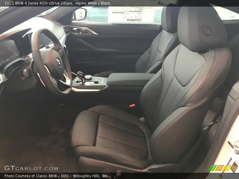 Front Seat of 2021 4 Series 430i xDrive Coupe
