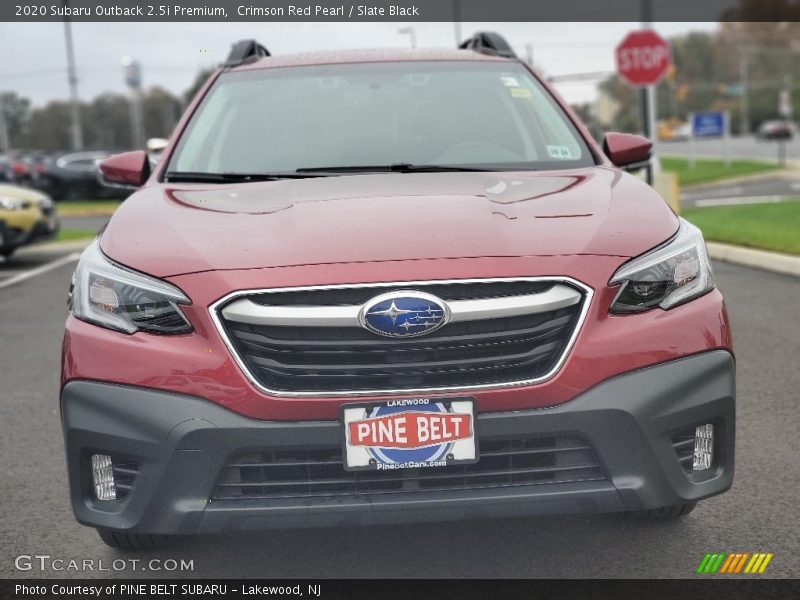 Crimson Red Pearl / Slate Black 2020 Subaru Outback 2.5i Premium