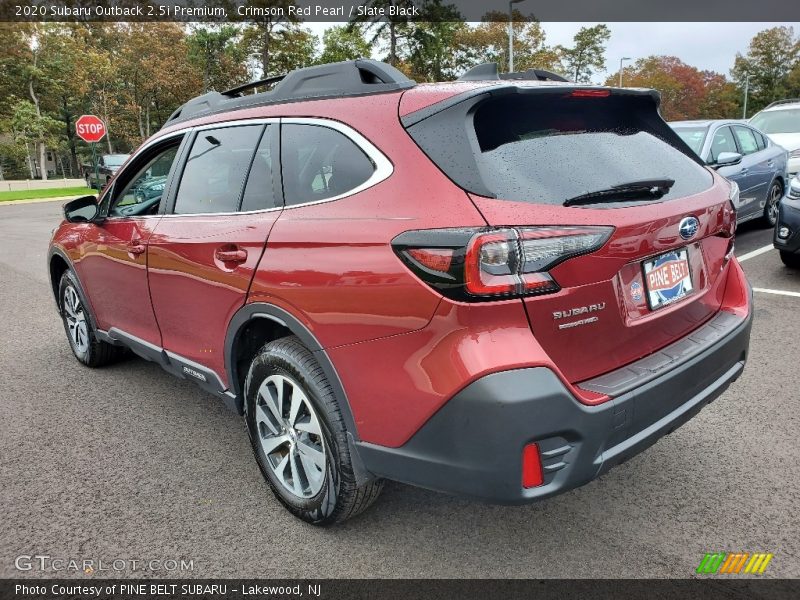 Crimson Red Pearl / Slate Black 2020 Subaru Outback 2.5i Premium