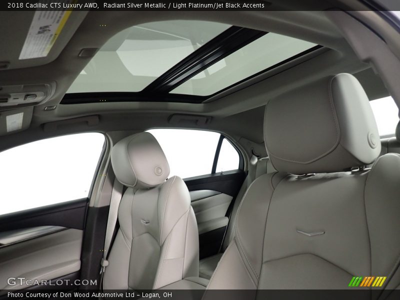 Radiant Silver Metallic / Light Platinum/Jet Black Accents 2018 Cadillac CTS Luxury AWD